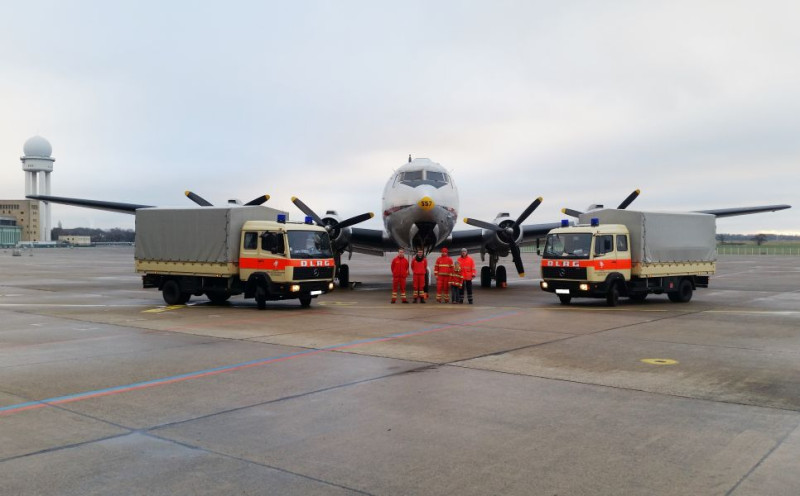 Rosinenbomber auf dem Flughafen Tempelhof