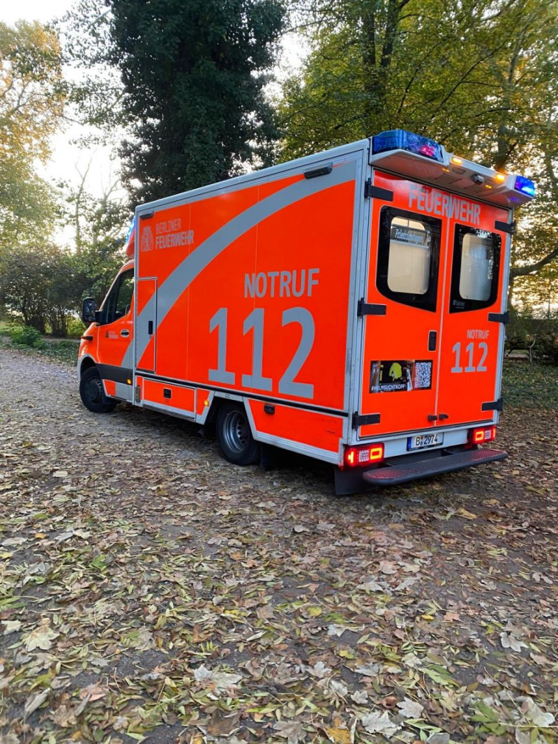 Berliner Feuerwehr im Müggelpark