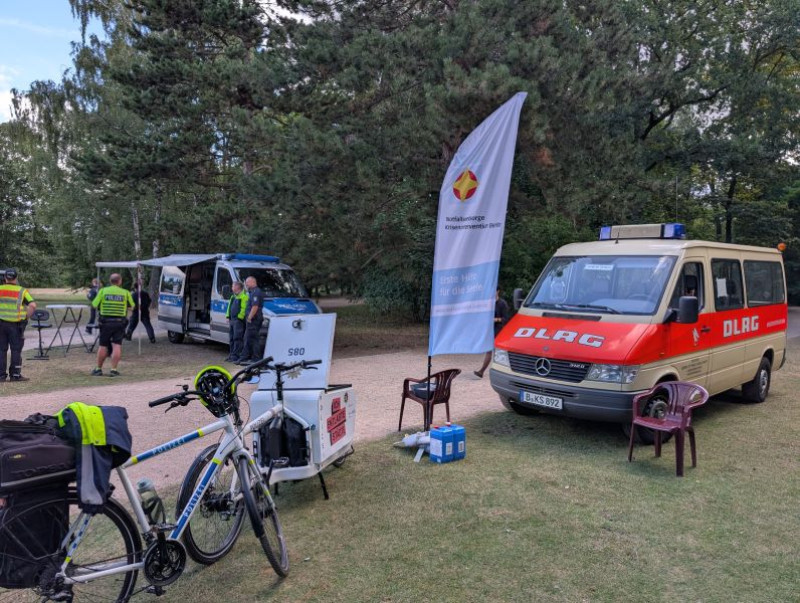 Polizei Berlin und Krisenintervention in Tatortnähe